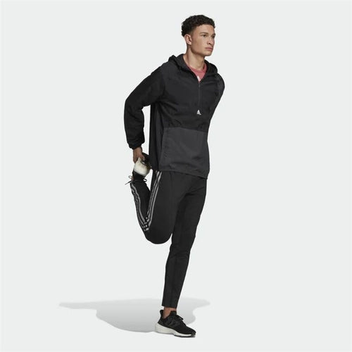 Chaqueta Deportiva Adidas Colorblock Negra